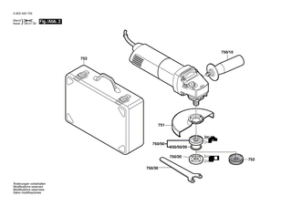 BOSCH Druckfeder | Ersatzteile f�r PWS 10-125 CE | 1619P09932