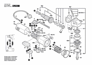 BOSCH Luftleitring | Ersatzteile für PWS 13-125 CE | 1600591014