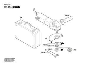 BOSCH Luftleitring | Ersatzteile für PWS 13-125 CE | 1600591014