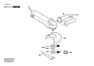 BOSCH Druckfeder | Ersatzteile f�r PWS 13-125 CE | 1619P09932
