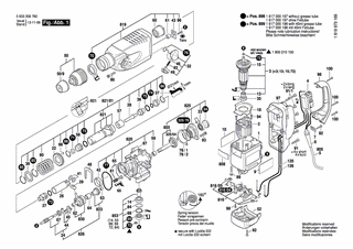 BOSCH Nadelhülse | Ersatzteile für PBH 300 E | 1610910098