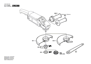 BOSCH Steckhülsengehäuse | Ersatzteile für PWS 20-230 | 1605190068