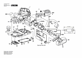 BOSCH Polschuh 220-230V | Ersatzteile für PHO 20-82 | 2604220690