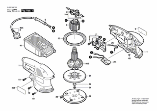 BOSCH Polschuh 220-240V | Ersatzteile für PEX 270 AE | 2609005423