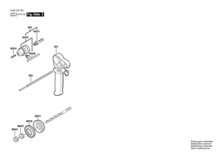 BOSCH Senkschraube M6x27-K�11 LINKSGEWINDE | Ersatzteile f�r PBH 200 RE | 2603421207
