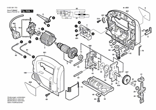 BOSCH Ausgleichscheibe 0,5 MM | Ersatzteile für PST 650 PE | 2600101048