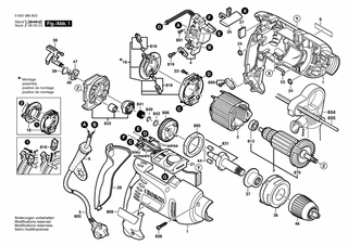 BOSCH Rollenkörper | Ersatzteile für PSB 1000 RPE | 2602329038