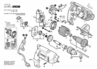 BOSCH Druckfeder | Ersatzteile für PSB 500 RE | 2604616006