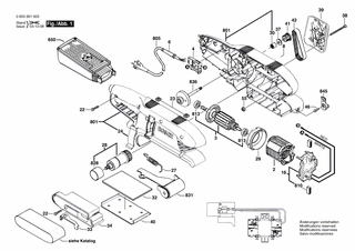 BOSCH Unterlage | Ersatzteile für PBS 7 A | 2610389698