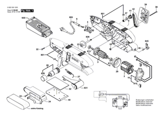 BOSCH Staubkasten | Ersatzteile für PBS 7 A | 2605411129