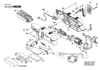 BOSCH Staubkasten | Ersatzteile für PBS 7 A/AE | 2605411129