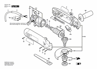 BOSCH Zweilochmutterndreher | Ersatzteile für PWS 600 | 1607950052