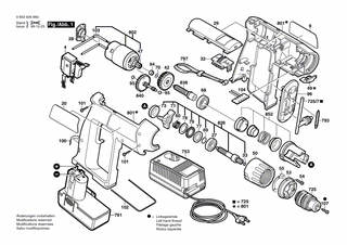 BOSCH Keilwelle | Ersatzteile für PSB 9,6 VE-2 | 2606309922