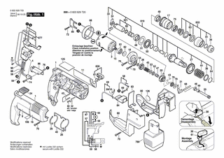 BOSCH Rollenkranz | Ersatzteile für PBH 12 VRE | 1610920006