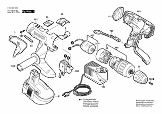 BOSCH Verstellschieber ROT | Ersatzteile für PSB 24 VE-2 | 2601099096