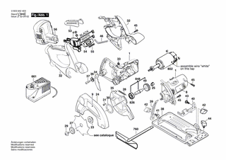 BOSCH Scharnier | Ersatzteile für PKS 14,4 V | 2610386842