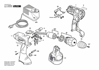 BOSCH Schnell-Lader EU 230/7,2-14,4V, 30 MIN. | Ersatzteile für PSR 12 VE-2 | 2607224701