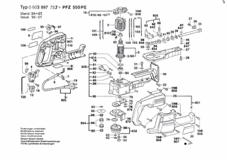 BOSCH Rastkappe | Ersatzteile für PFZ 550 PE | 2601322013