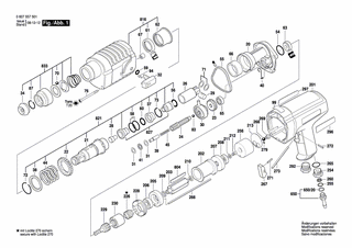 BOSCH Teilesatz 2 STUECK | Ersatzteile für DBH 740 R | 3607010030