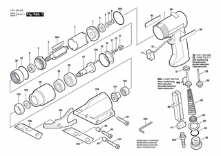 BOSCH Untermesser | Ersatzteile für 400 WATT-SERIE | 2608635093