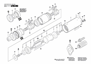 BOSCH Schlauchstutzen | Ersatzteile für 550 WATT-SERIE | 2603386002