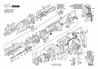 BOSCH Rollenkranz | Ersatzteile für GBH 2-20 REA | 1610920003