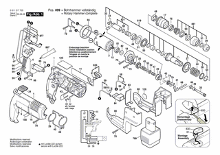 BOSCH Bohrfutterschlüssel SG2 | Ersatzteile für GBH 12 VRE | 2607950007