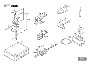 BOSCH Bohrfutterschlüssel SG2 | Ersatzteile für GBH 12 VRE | 2607950007