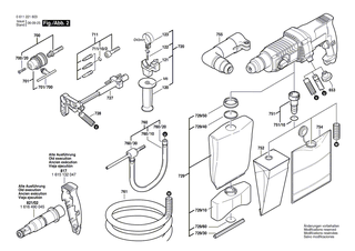 BOSCH Motorgeh�use BLAU | Ersatzteile f�r GAH 500 DSE | 1615108062