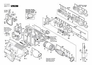 BOSCH Verbindungsleitung L=270 MM BLAU | Ersatzteile für GBH 24 VRE | 1614416011