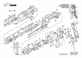 BOSCH Zusatzhandgriff M8 | Ersatzteile für GBH 2-20 SE | 1612025019