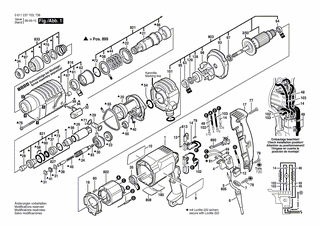 BOSCH Sprengring DIN 9045-24 | Ersatzteile für GAH 350 SRE | 1614601009