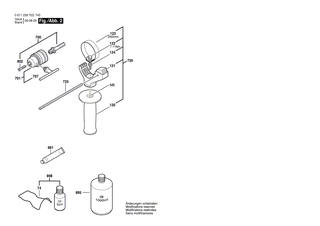 BOSCH Getriebegeh�use | Ersatzteile f�r GBH 3-28 E | 1617000382