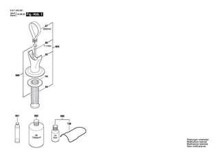 BOSCH L�fterdeckel | Ersatzteile f�r GBH 5400 | 1615500303