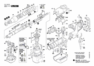 BOSCH Lagerbuchse | Ersatzteile für GBH 5400 | 1610328019