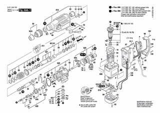 BOSCH Verschleissteilsatz | Ersatzteile für GBH 4-top | 1617000198