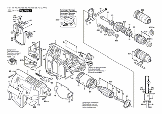 BOSCH Lagerbuchse | Ersatzteile für GBH 24 VFR | 1617000975