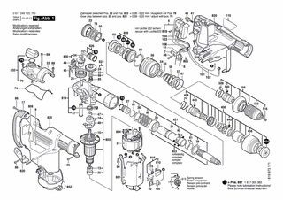 BOSCH Rillenkugellager 7x19x6 | Ersatzteile für GBH 3-28 FE | 2600905032