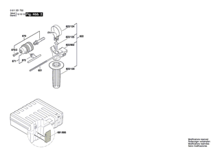 BOSCH Lagerschild | Ersatzteile f�r GBH 2-26 RE | 1615700044