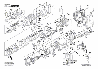 BOSCH O-Ring | Ersatzteile für GBH 2-26 DBR | 1610210179