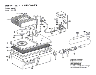BOSCH O-Ring 15x2 MM | Ersatzteile für USG 380 FA | 1900210012