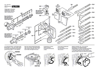 BOSCH Firmenschild | Ersatzteile fr GSH 5 CE | 1611110704