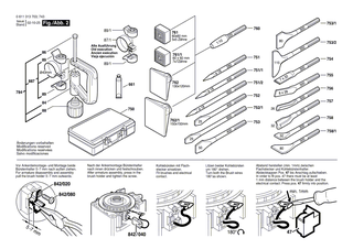 BOSCH Firmenschild | Ersatzteile f�r GSH 5 CE | 1611110704