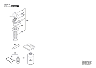 BOSCH Sprengring | Ersatzteile für GSH 3 | 1614601044
