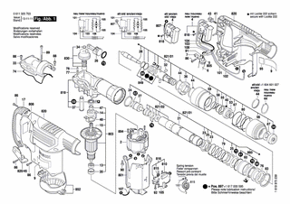 BOSCH Druckfeder | Ersatzteile für GSH 3 | 1614621000