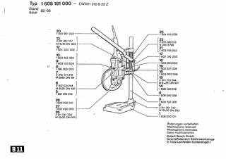 BOSCH Sechskantschraube DIN 933-M8x25-5.6 | Ersatzteile für Trennschleifst | 2911051244