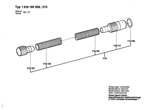 BOSCH Sechskantmutter DIN 985-M4-8 | Ersatzteile für Absaugvorrichtung | 2915061002