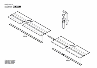 BOSCH Gummistreifen 1400 MM | Ersatzteile für F | 2601010044