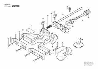 BOSCH Führungsleiste | Ersatzteile für Parallelanschlag | 2610997130