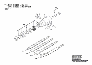 BOSCH Schutzkappe L=17 MM, SDS-PLUS | Ersatzteile für MV 200 | 1610508008
